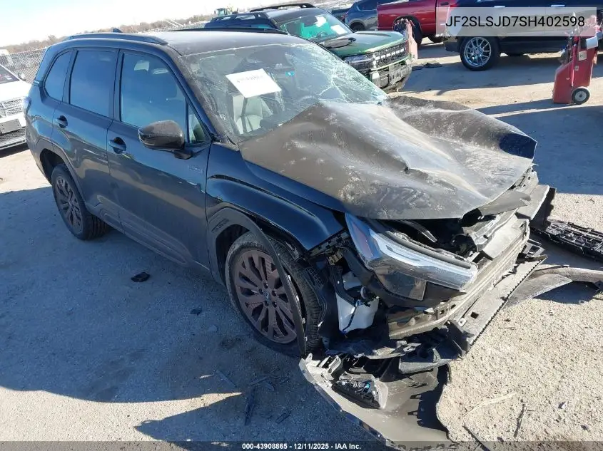 JF2SLSJD7SH402598 2025 Subaru Forester Sport Hybrid