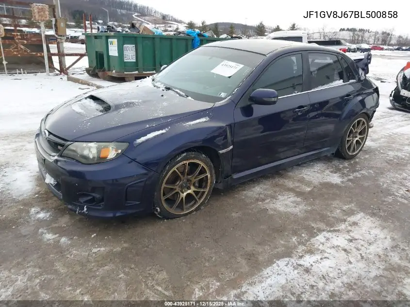 JF1GV8J67BL500858 2011 Subaru Impreza Wrx Sti Limited