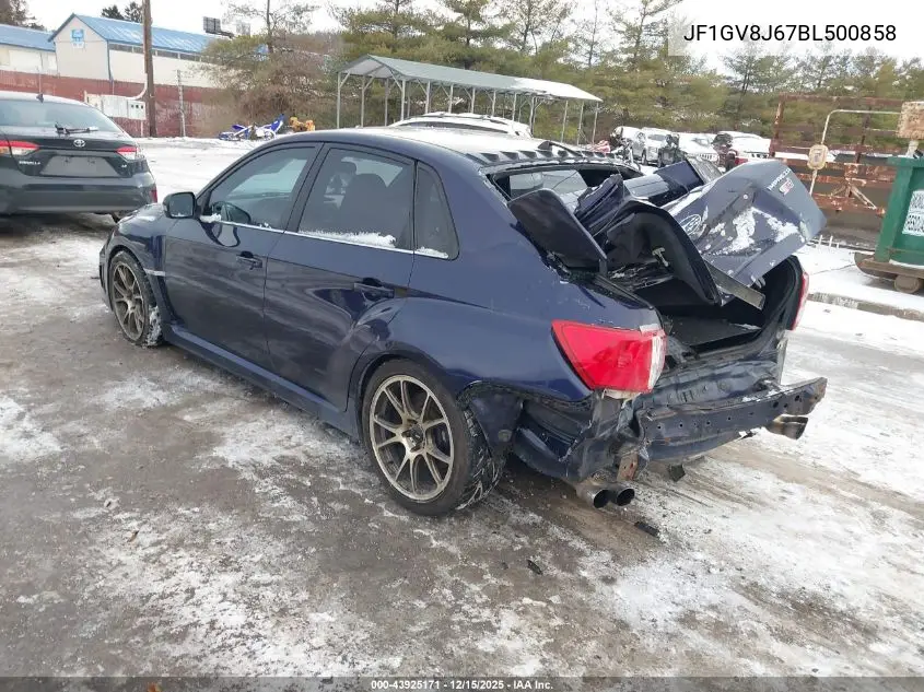 JF1GV8J67BL500858 2011 Subaru Impreza Wrx Sti Limited
