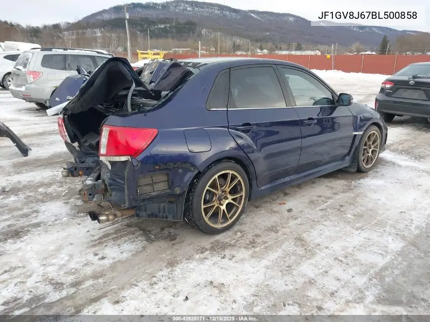 JF1GV8J67BL500858 2011 Subaru Impreza Wrx Sti Limited