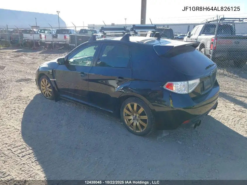 JF1GR8H64AL826125 2010 Subaru Impreza Wrx Sti