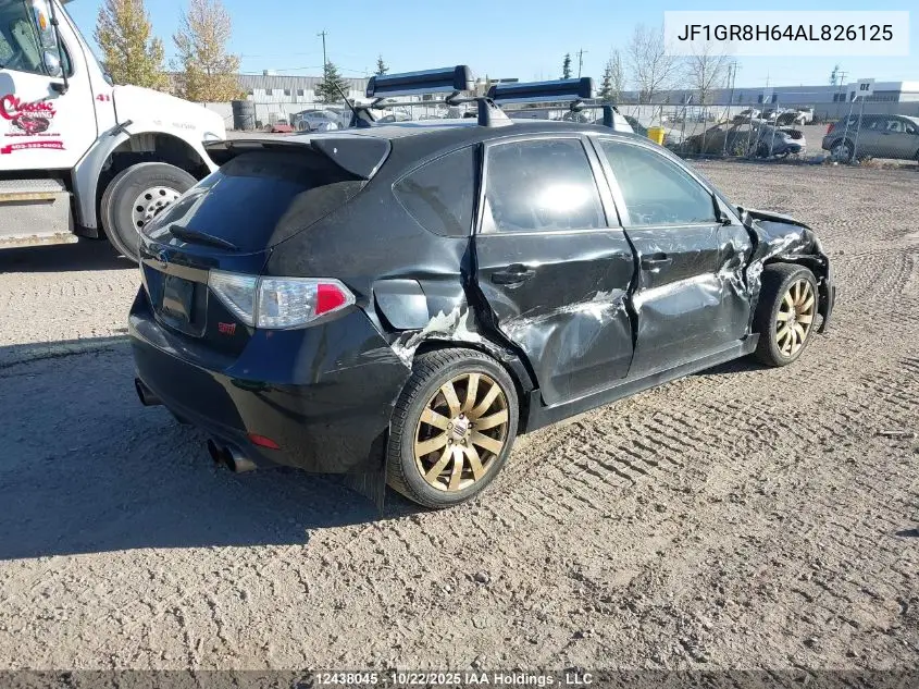 JF1GR8H64AL826125 2010 Subaru Impreza Wrx Sti