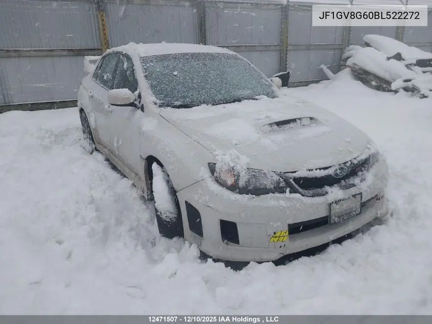 JF1GV8G60BL522272 2011 Subaru Impreza Wrx Sti