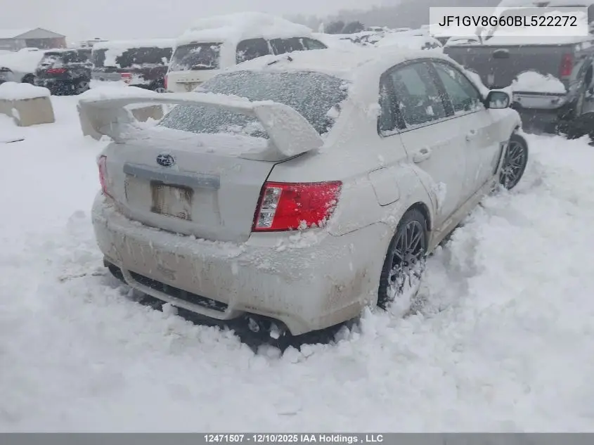 JF1GV8G60BL522272 2011 Subaru Impreza Wrx Sti