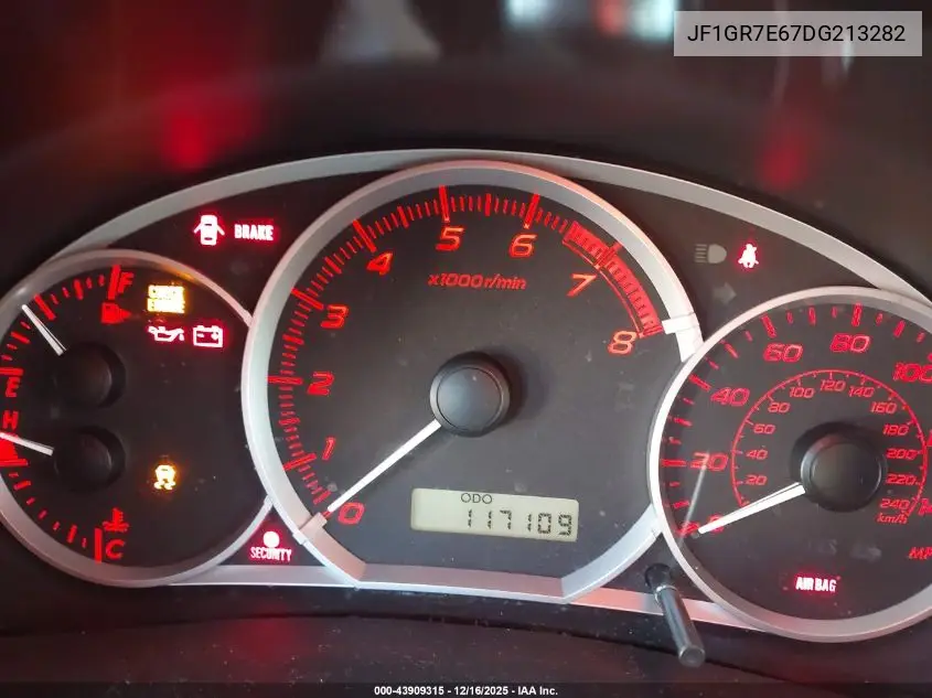 JF1GR7E67DG213282 2013 Subaru Impreza Wrx