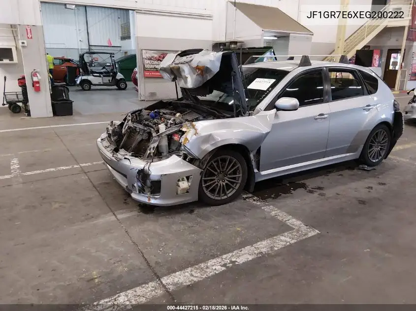 2014 Subaru Impreza Wrx VIN: JF1GR7E6XEG200222 Lot: 44427215