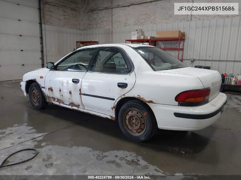 JF1GC244XPB515686 1993 Subaru Impreza L Plus