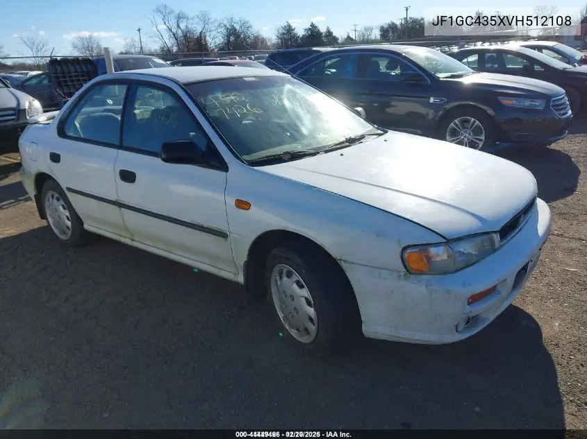 JF1GC435XVH512108 1997 Subaru Impreza L