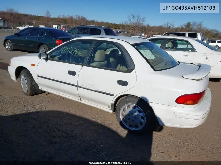 JF1GC435XVH512108 1997 Subaru Impreza L