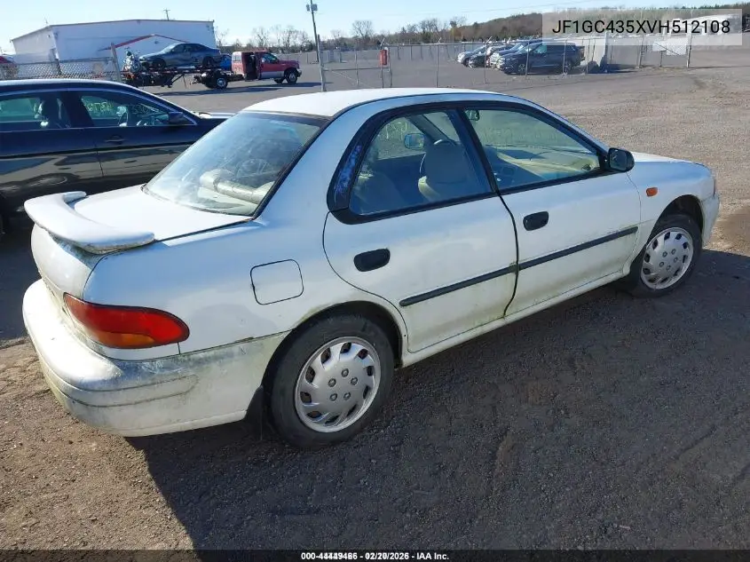 JF1GC435XVH512108 1997 Subaru Impreza L