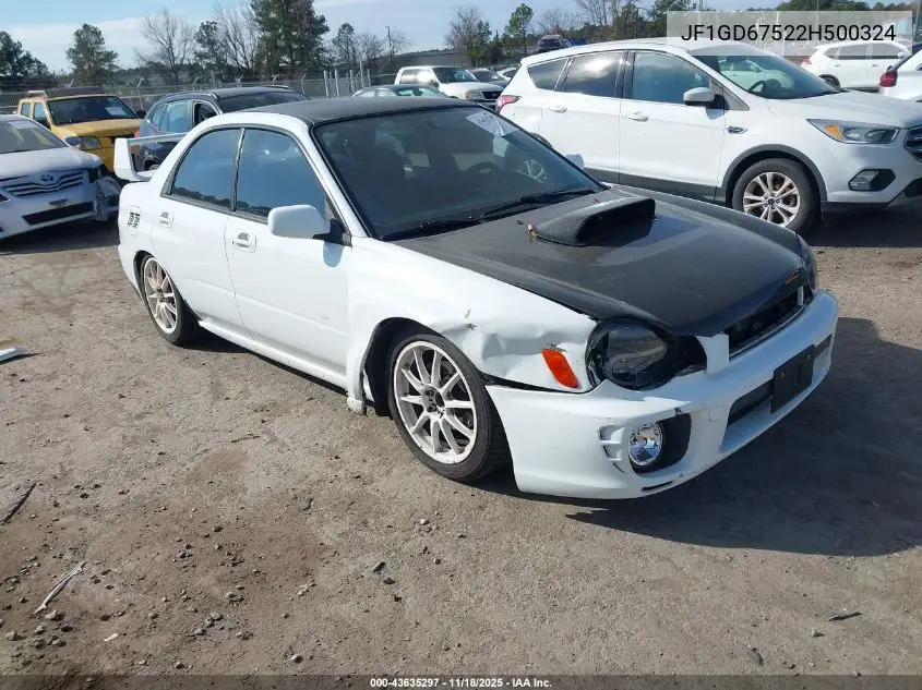 JF1GD67522H500324 2002 Subaru Impreza 2.5Rs