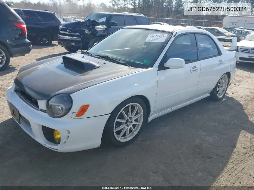 JF1GD67522H500324 2002 Subaru Impreza 2.5Rs