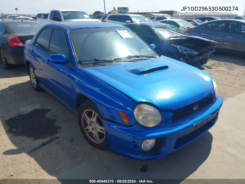 JF1GD29653G500274 2003 Subaru Impreza Wrx