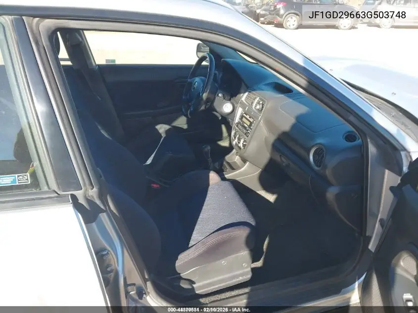 JF1GD29663G503748 2003 Subaru Impreza Wrx