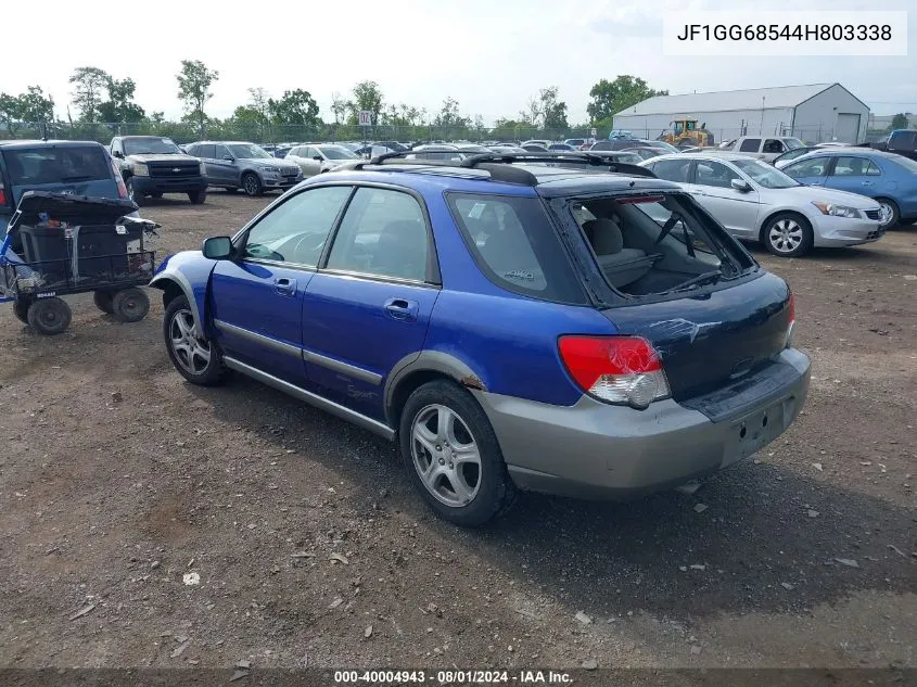 JF1GG68544H803338 2004 Subaru Impreza Outback Sport