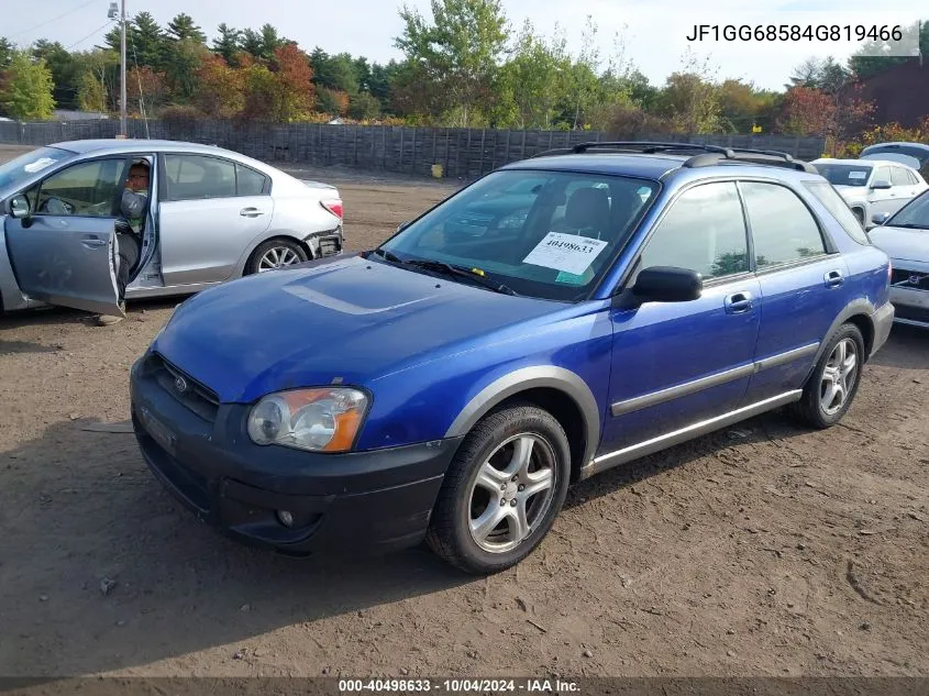 JF1GG68584G819466 2004 Subaru Impreza Outback Sport