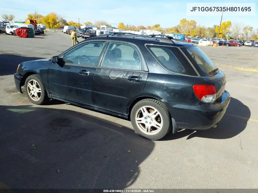 JF1GG67535H801695 2005 Subaru Impreza 2.5Rs