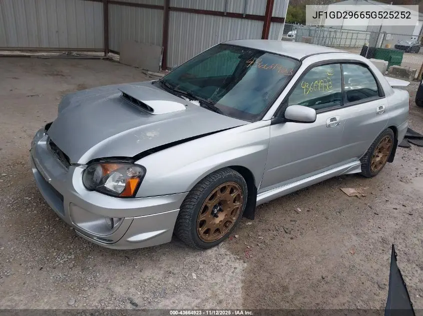 JF1GD29665G525252 2005 Subaru Impreza Wrx