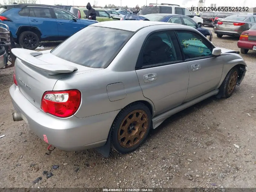 JF1GD29665G525252 2005 Subaru Impreza Wrx