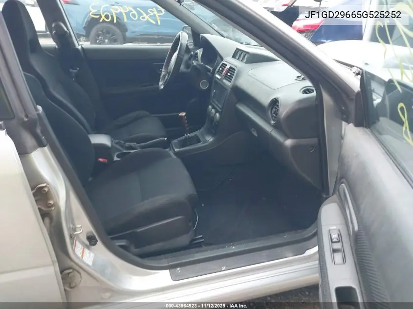 JF1GD29665G525252 2005 Subaru Impreza Wrx