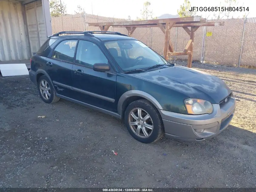 JF1GG68515H804514 2005 Subaru Impreza Outback Sport Base W/Special Edition