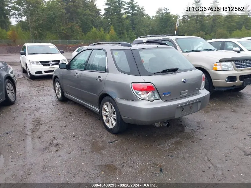 JF1GG67636H812562 2006 Subaru Impreza 2.5I Sports Wagon