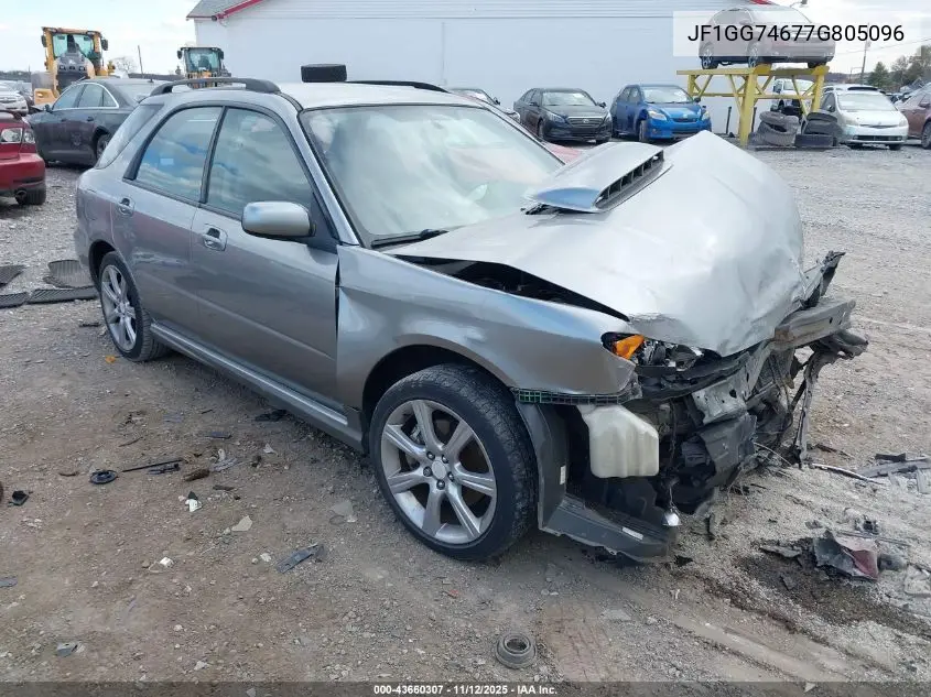 JF1GG74677G805096 2007 Subaru Impreza Wrx