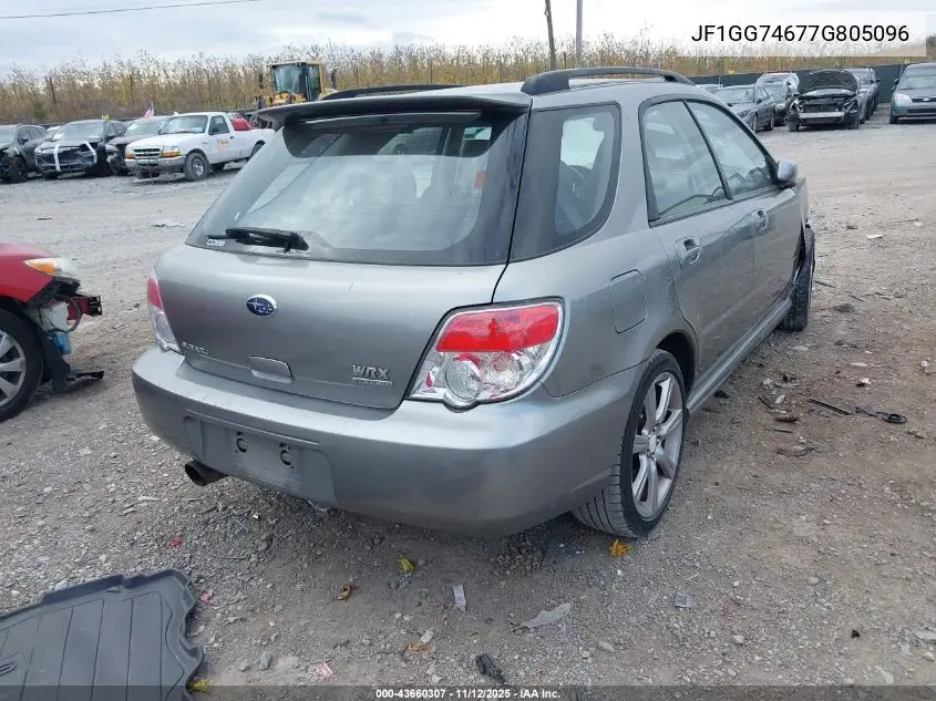 JF1GG74677G805096 2007 Subaru Impreza Wrx