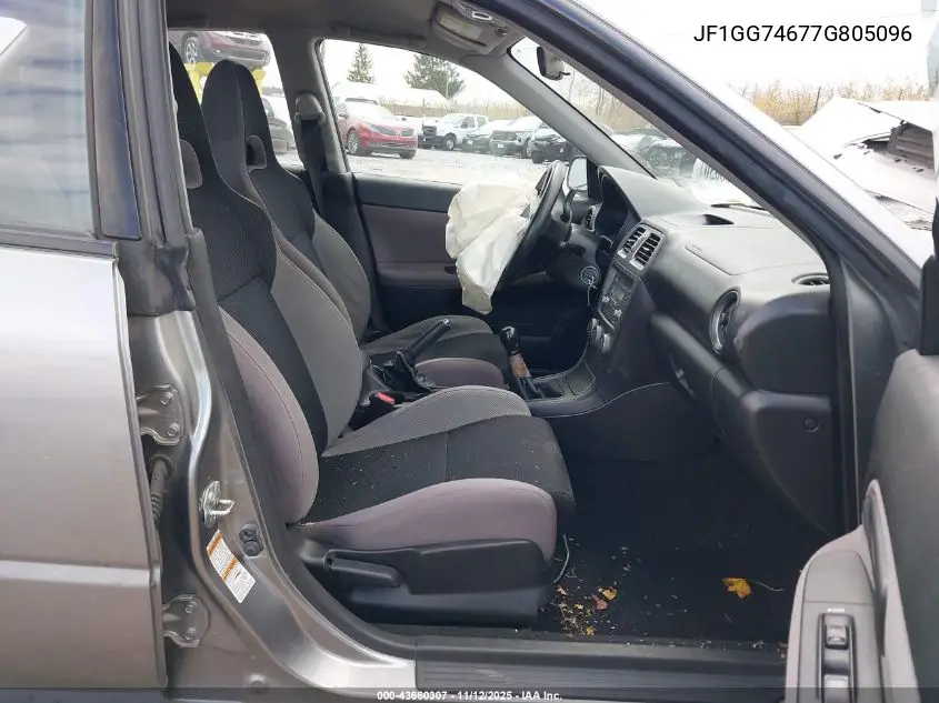 JF1GG74677G805096 2007 Subaru Impreza Wrx