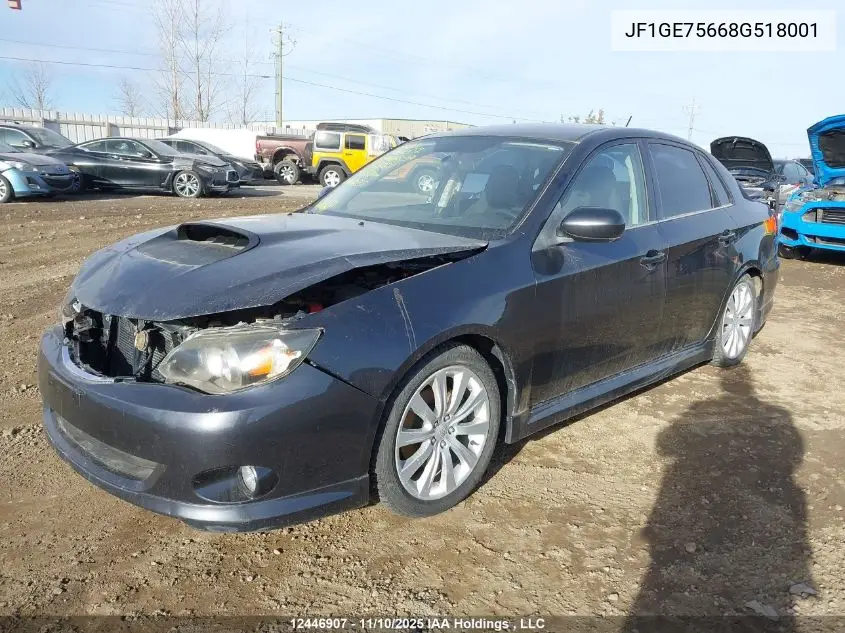 JF1GE75668G518001 2008 Subaru Impreza Wrx Premium