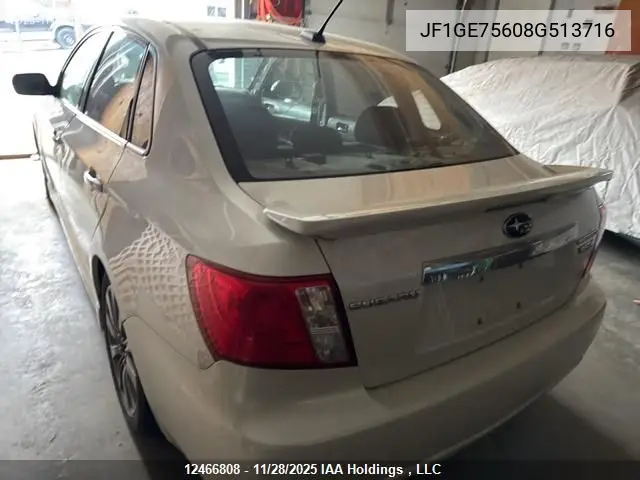 JF1GE75608G513716 2008 Subaru Impreza Wrx Premium