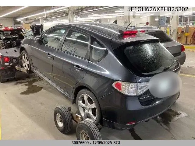JF1GH626X8H825302 2008 Subaru Impreza 2.5I
