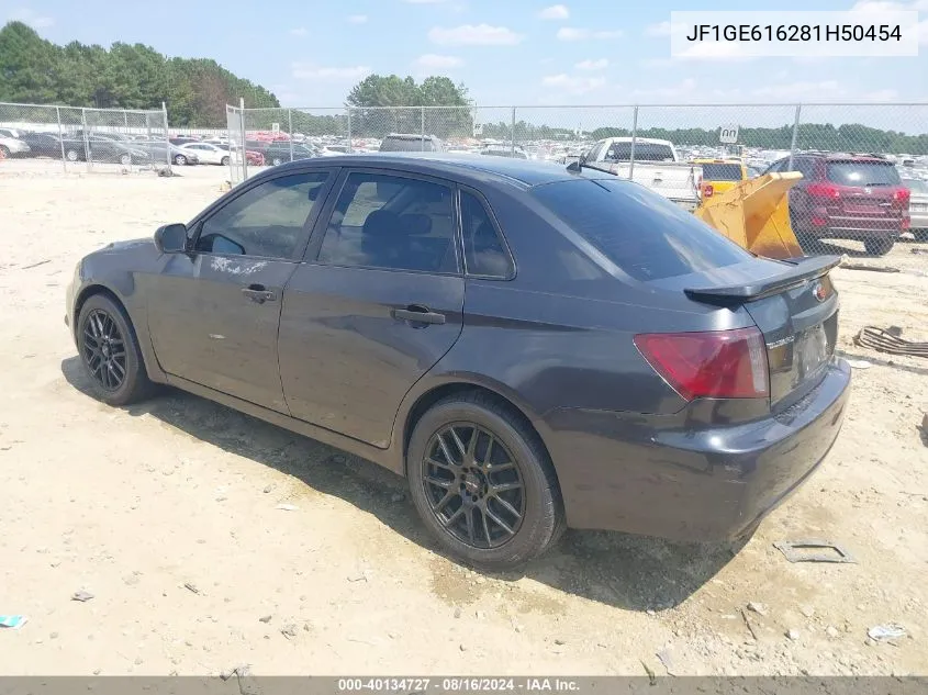 JF1GE616281H50454 2008 Subaru Impreza