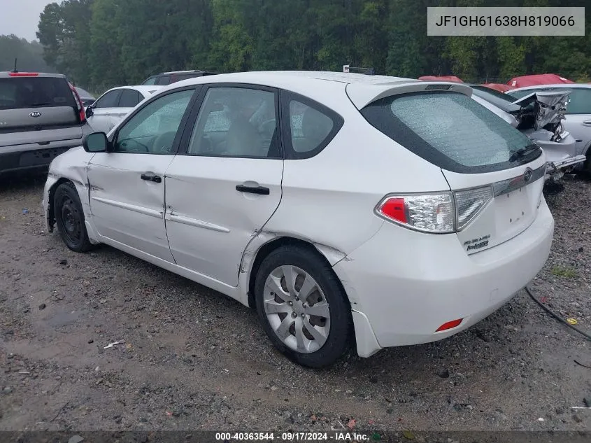 JF1GH61638H819066 2008 Subaru Impreza 2.5I