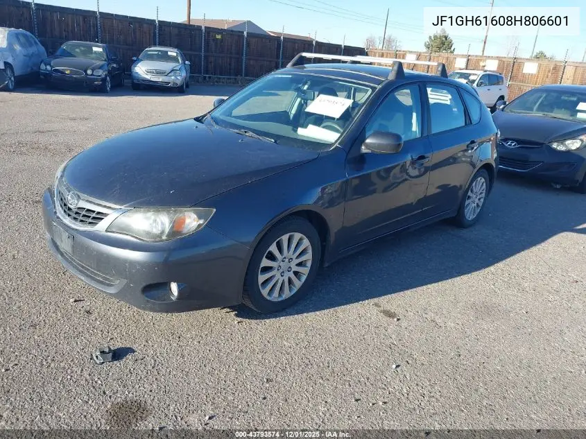 JF1GH61608H806601 2008 Subaru Impreza 2.5I