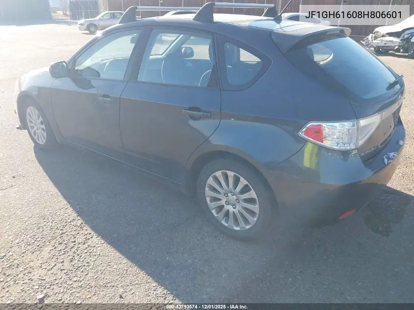 JF1GH61608H806601 2008 Subaru Impreza 2.5I