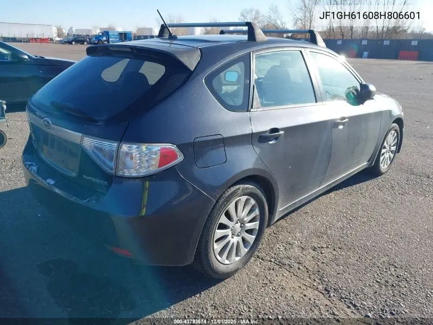 JF1GH61608H806601 2008 Subaru Impreza 2.5I