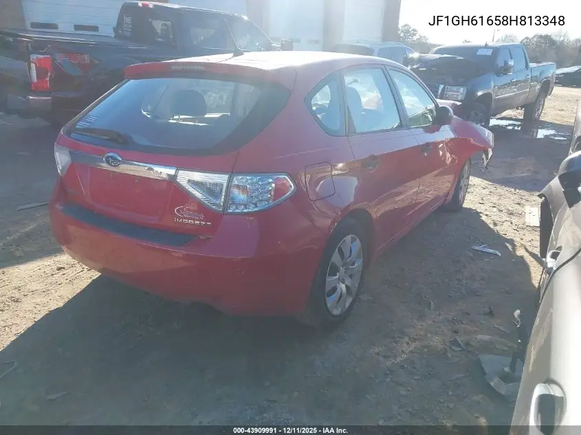 JF1GH61658H813348 2008 Subaru Impreza 2.5I
