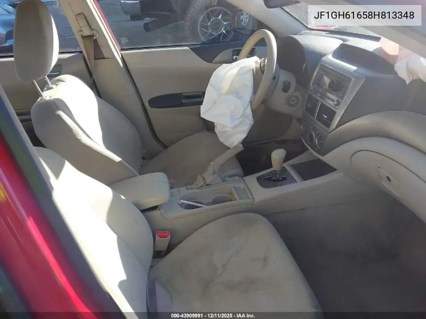 JF1GH61658H813348 2008 Subaru Impreza 2.5I