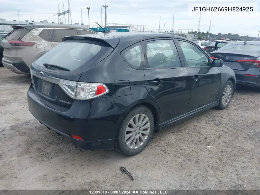 JF1GH62669H824925 2009 Subaru Impreza 2.5I