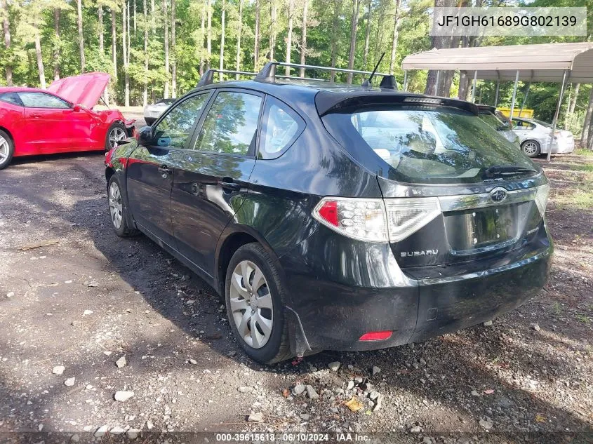 JF1GH61689G802139 2009 Subaru Impreza 2.5I