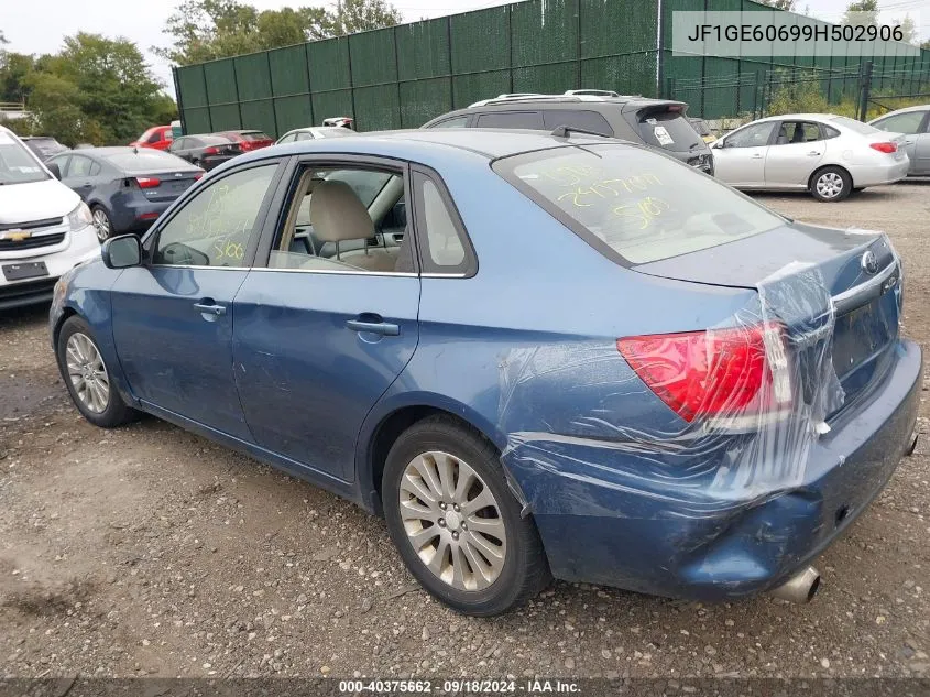 JF1GE60699H502906 2009 Subaru Impreza 2.5I Premium