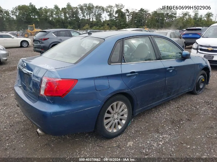 JF1GE60699H502906 2009 Subaru Impreza 2.5I Premium