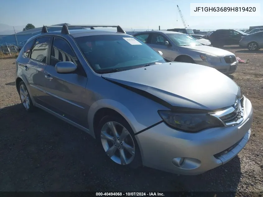 JF1GH63689H819420 2009 Subaru Impreza Outback Sport