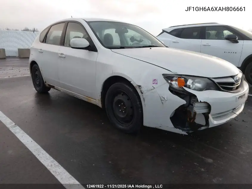 JF1GH6A6XAH806661 2010 Subaru Impreza 2.5I