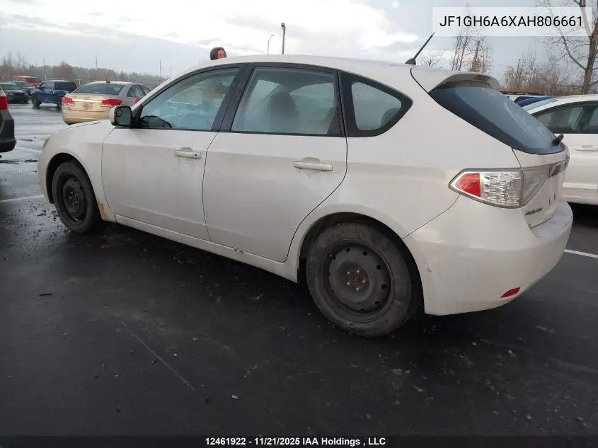 JF1GH6A6XAH806661 2010 Subaru Impreza 2.5I