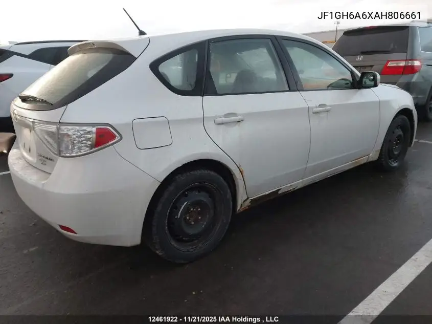 JF1GH6A6XAH806661 2010 Subaru Impreza 2.5I