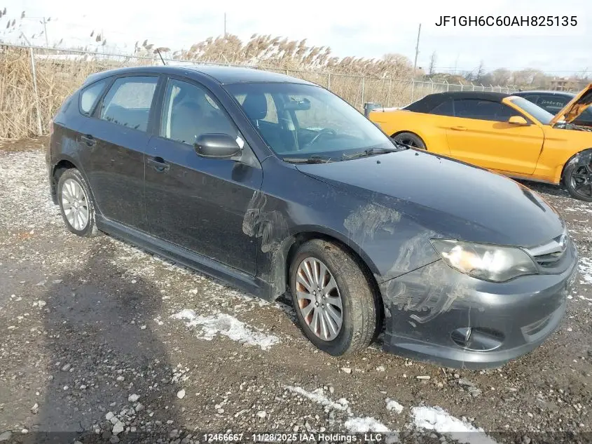 JF1GH6C60AH825135 2010 Subaru Impreza