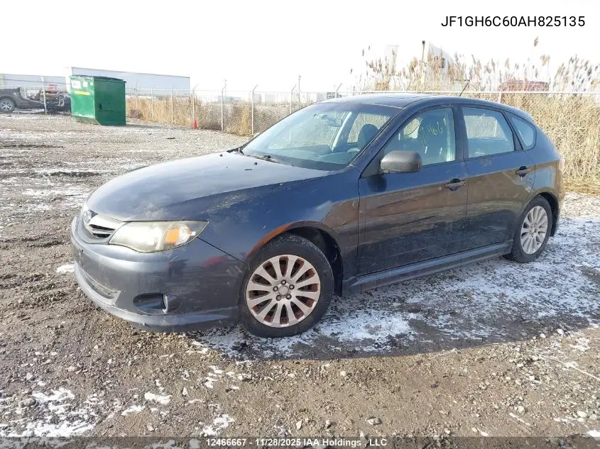 JF1GH6C60AH825135 2010 Subaru Impreza