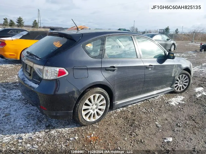 JF1GH6C60AH825135 2010 Subaru Impreza